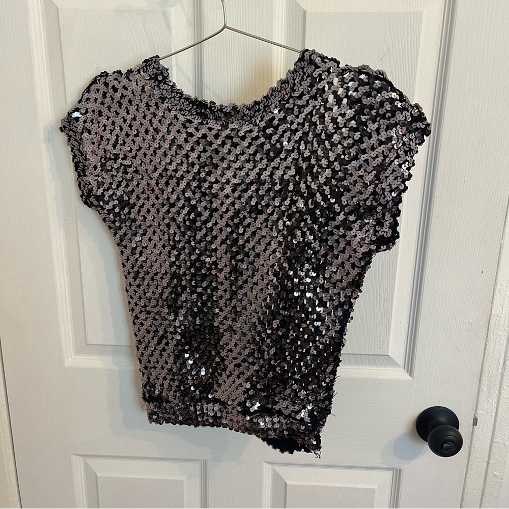 Vintage Toppettes Sequin Blouse - Picture 2 of 5